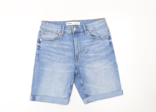 Mens UK Size 31 Bershka Regular Fit Chino Shorts