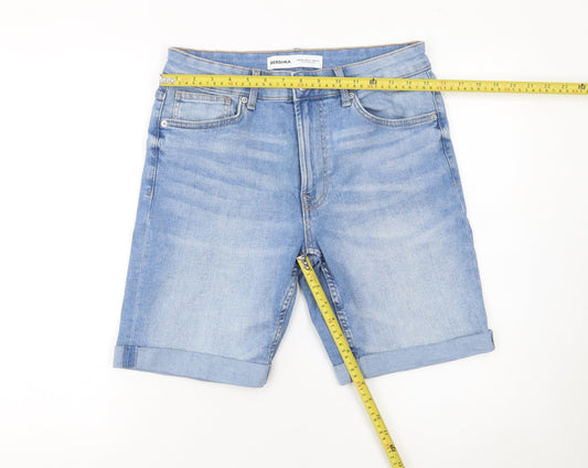 Mens UK Size 31 Bershka Regular Fit Chino Shorts