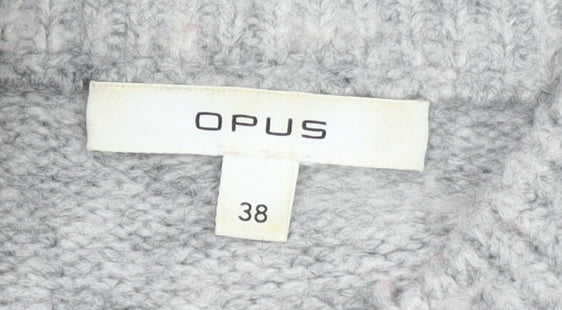 Womens UK Size 12 OPUS Grey Pullover Jumper