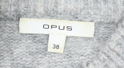 Womens UK Size 12 OPUS Grey Pullover Jumper