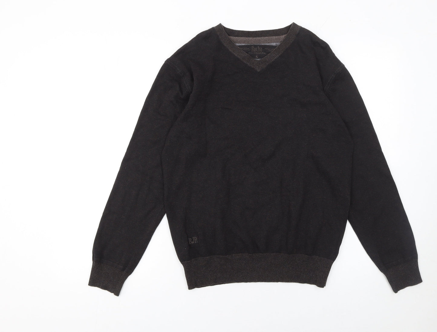 Mens UK Size S Rocha John Rocha Black Pullover Jumper
