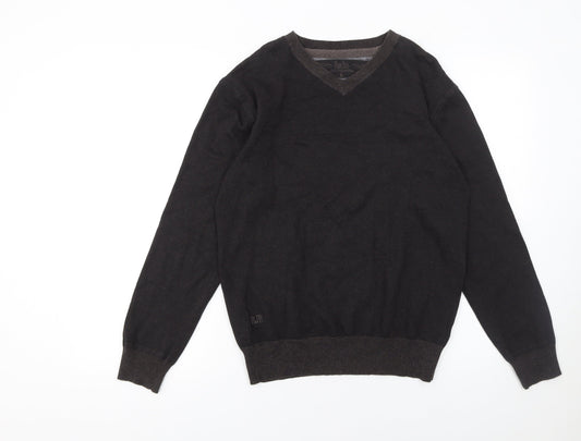 Mens UK Size S Rocha John Rocha Black Pullover Jumper