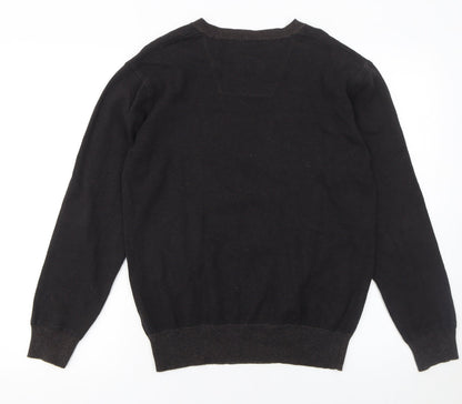 Mens UK Size S Rocha John Rocha Black Pullover Jumper