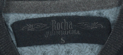 Mens UK Size S Rocha John Rocha Black Pullover Jumper