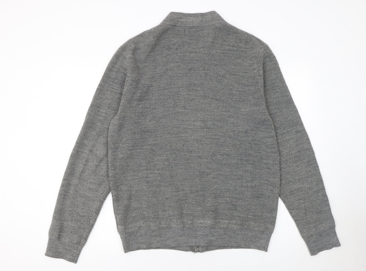 Womens UK Size L Moncrief Grey Full Zip Jumper