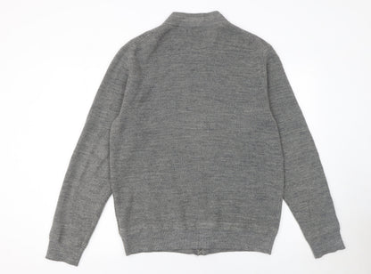 Womens UK Size L Moncrief Grey Full Zip Jumper