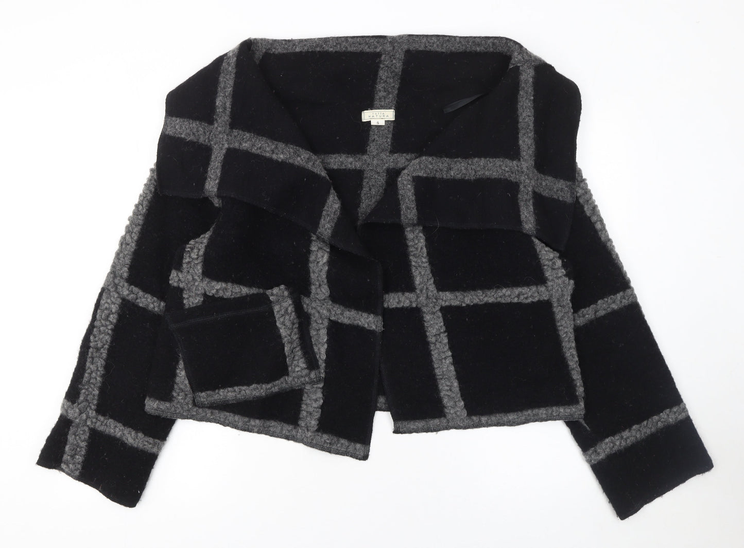 Womens UK Size S Tutta Natura Black Cardigan Jumper