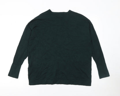 Womens UK Size M Monsoon Green Pullover Jumper
