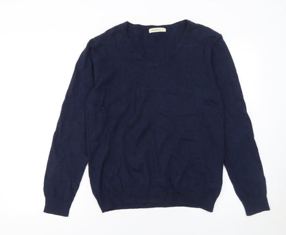 Mens UK Size M Woolovers Blue Pullover Jumper