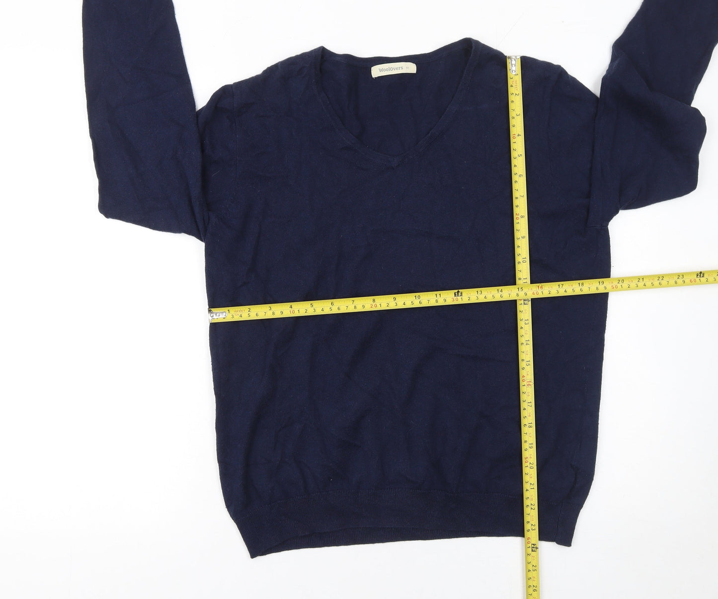 Mens UK Size M Woolovers Blue Pullover Jumper