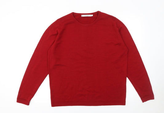 Womens UK Size 1820 EWM Red Pullover Jumper