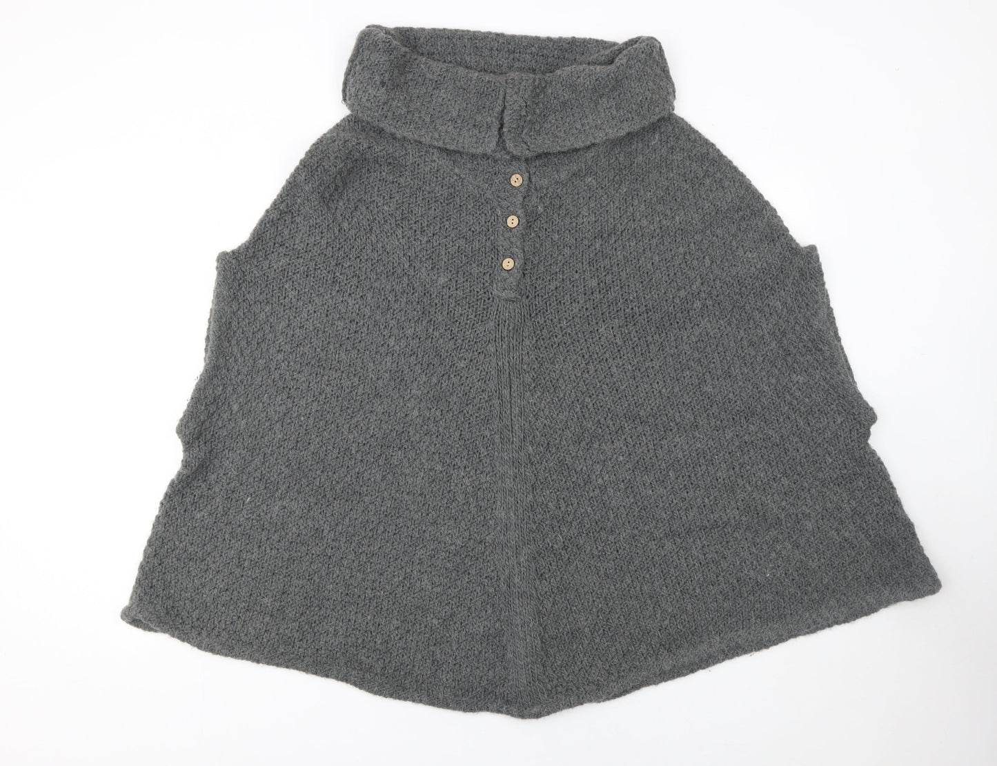 Womens UK Size M White Stuff Grey Cape Jumper