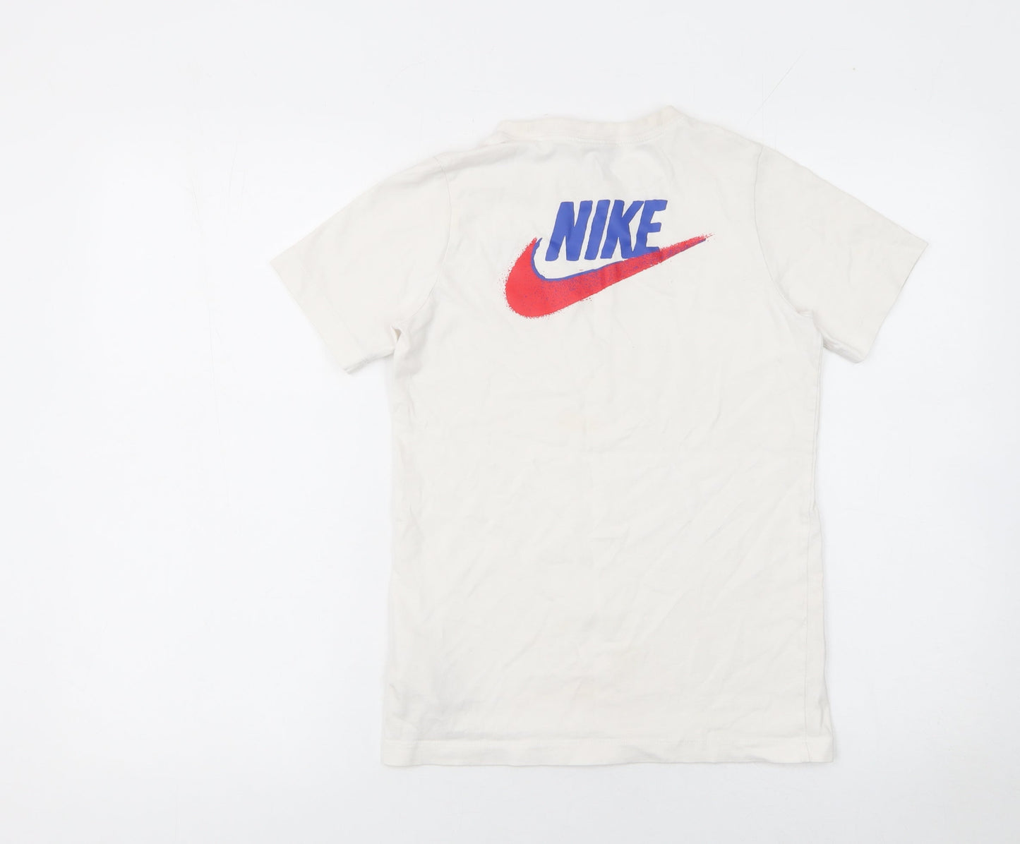 Boys UK Size M Nike White BasicJerseyPullover T-Shirt