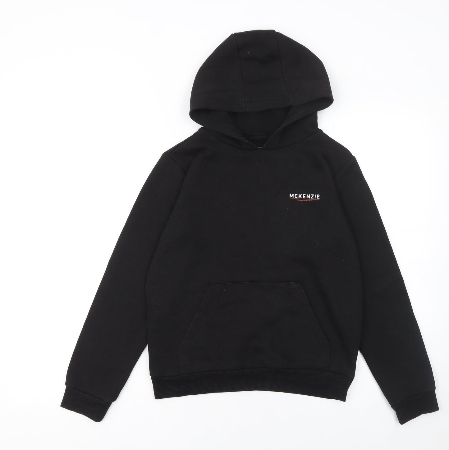 Boys UK Size 10-12 Years McKenzie Black Pullover Hoodie