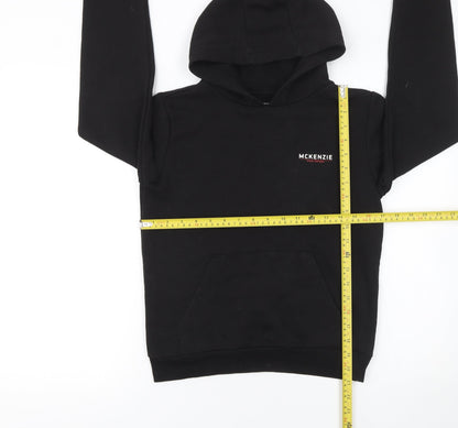Boys UK Size 10-12 Years McKenzie Black Pullover Hoodie