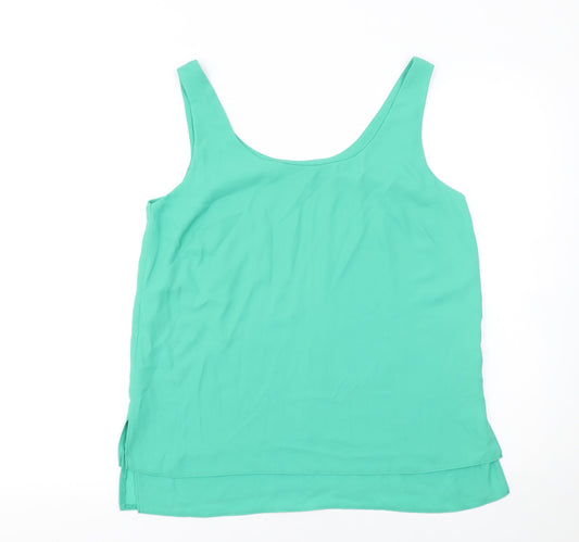 Womens UK Size 10 Jasper Conran Green Camisole Tank