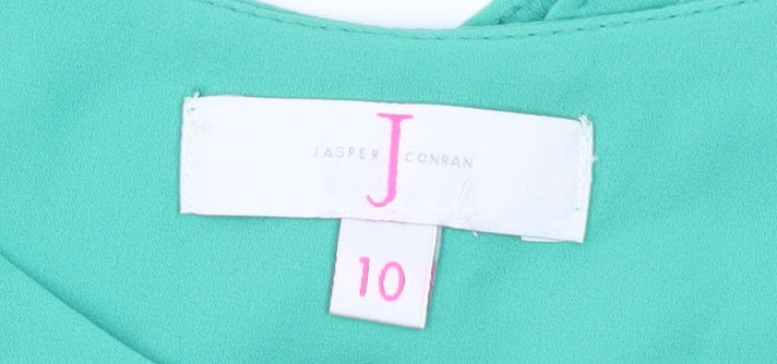 Womens UK Size 10 Jasper Conran Green Camisole Tank