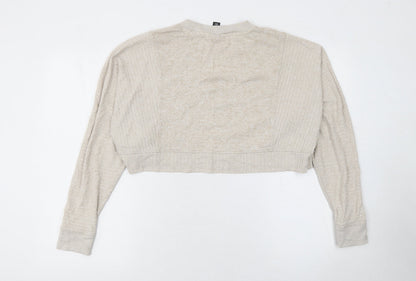 Womens UK Size S IVY PARK Beige Pullover Sweatshirt