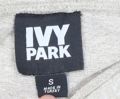 Womens UK Size S IVY PARK Beige Pullover Sweatshirt