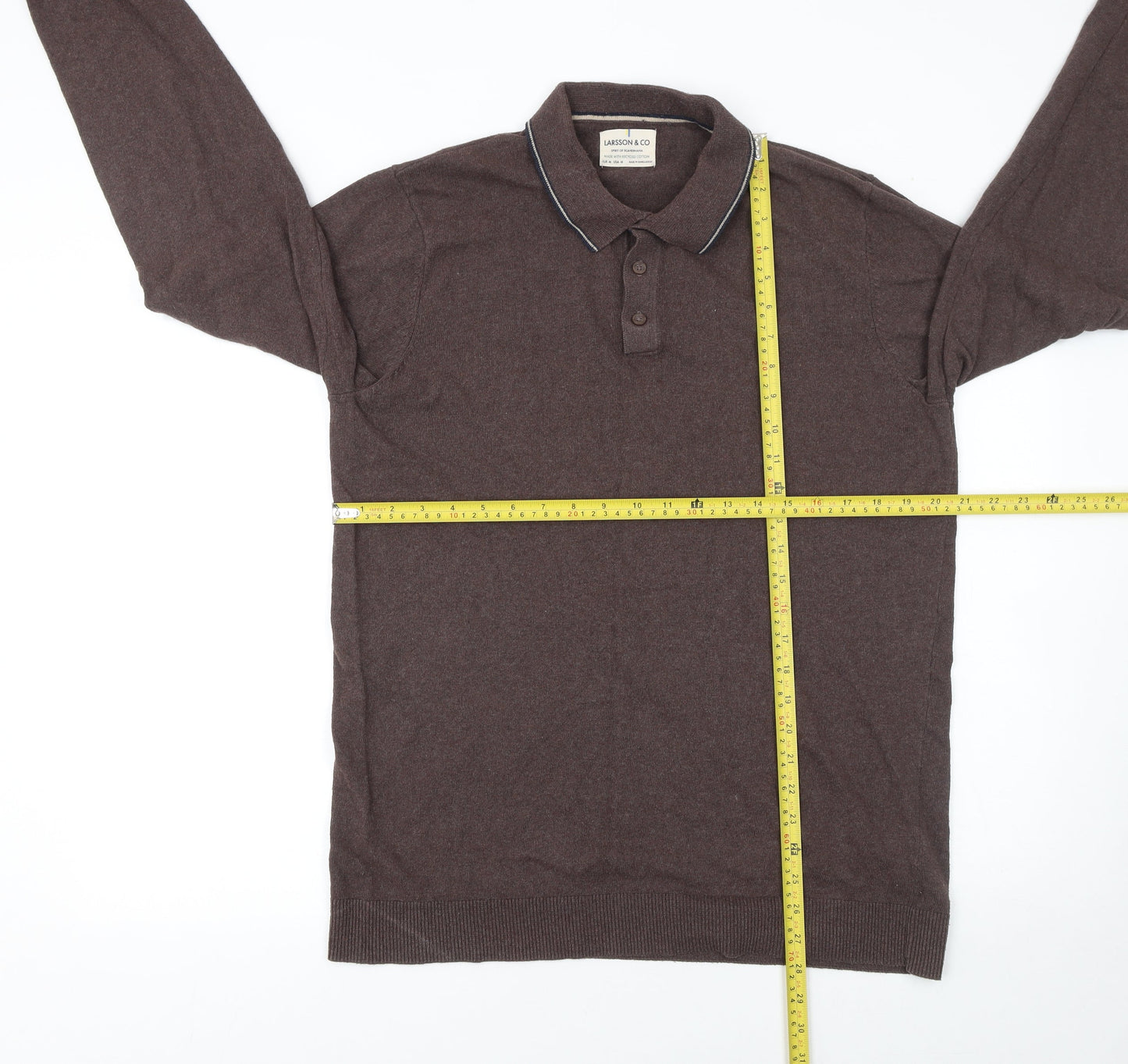 Mens UK Size M Larsson & Co Cotton Polo Shirt