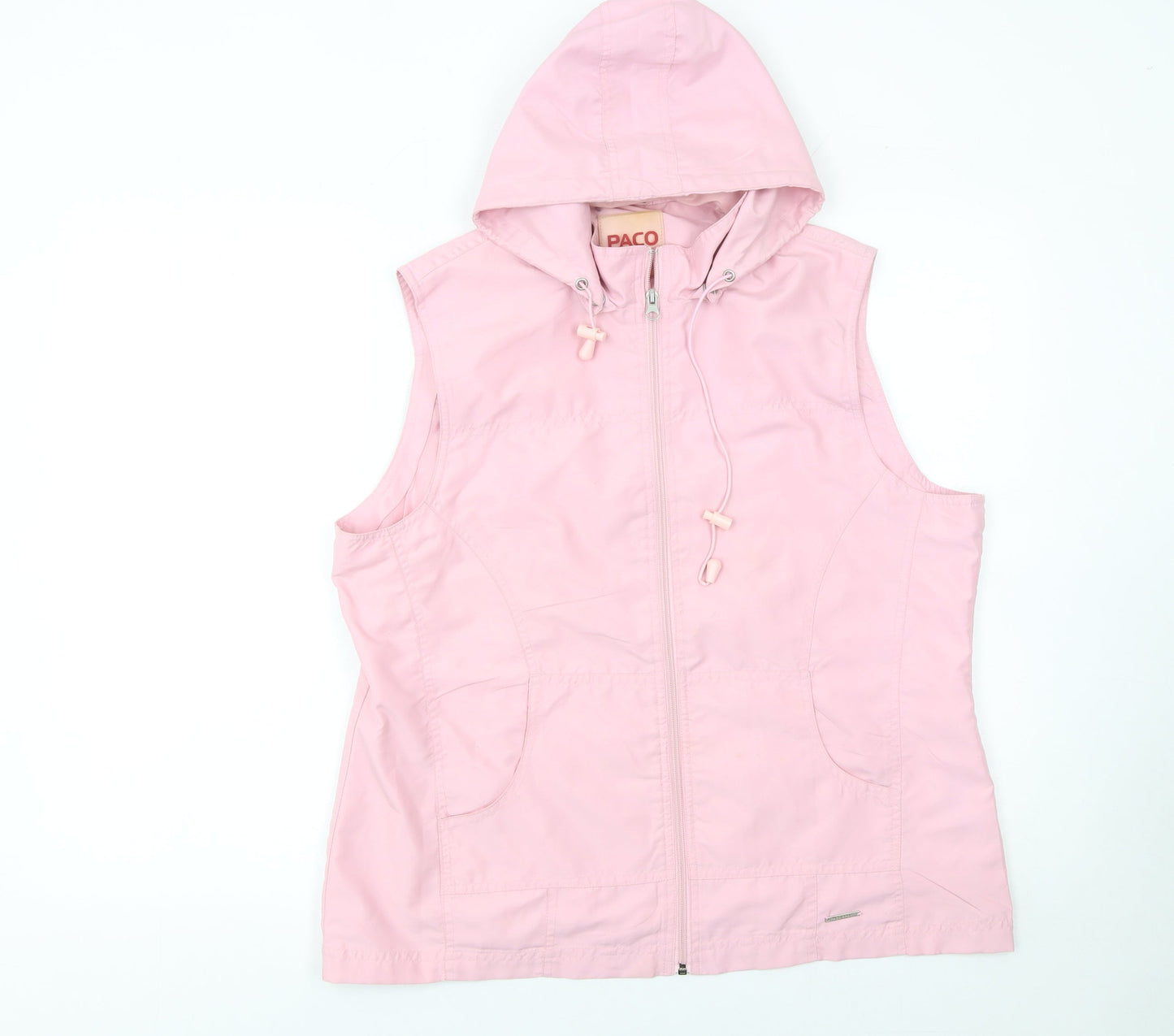Womens UK Size XL PACO Pink Gym & Training Walking Running & Jogging Jacket