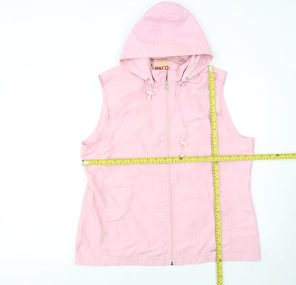 Womens UK Size XL PACO Pink Gym & Training Walking Running & Jogging Jacket