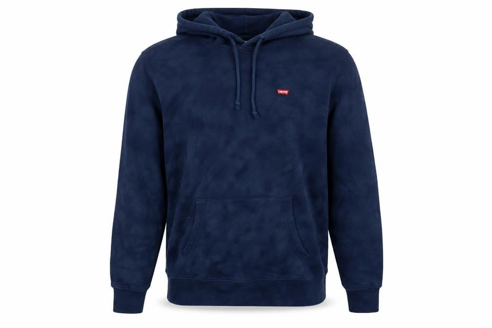 Mens UK Size M Levi's Blue Pullover Hoodie