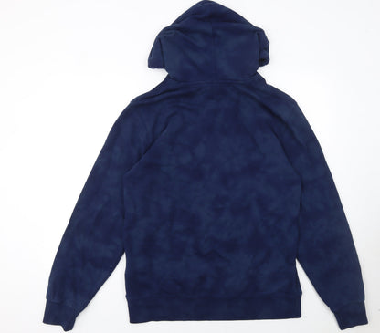 Mens UK Size M Levi's Blue Pullover Hoodie