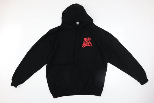 Mens UK Size XL Just Hoods Black Pullover Hoodie