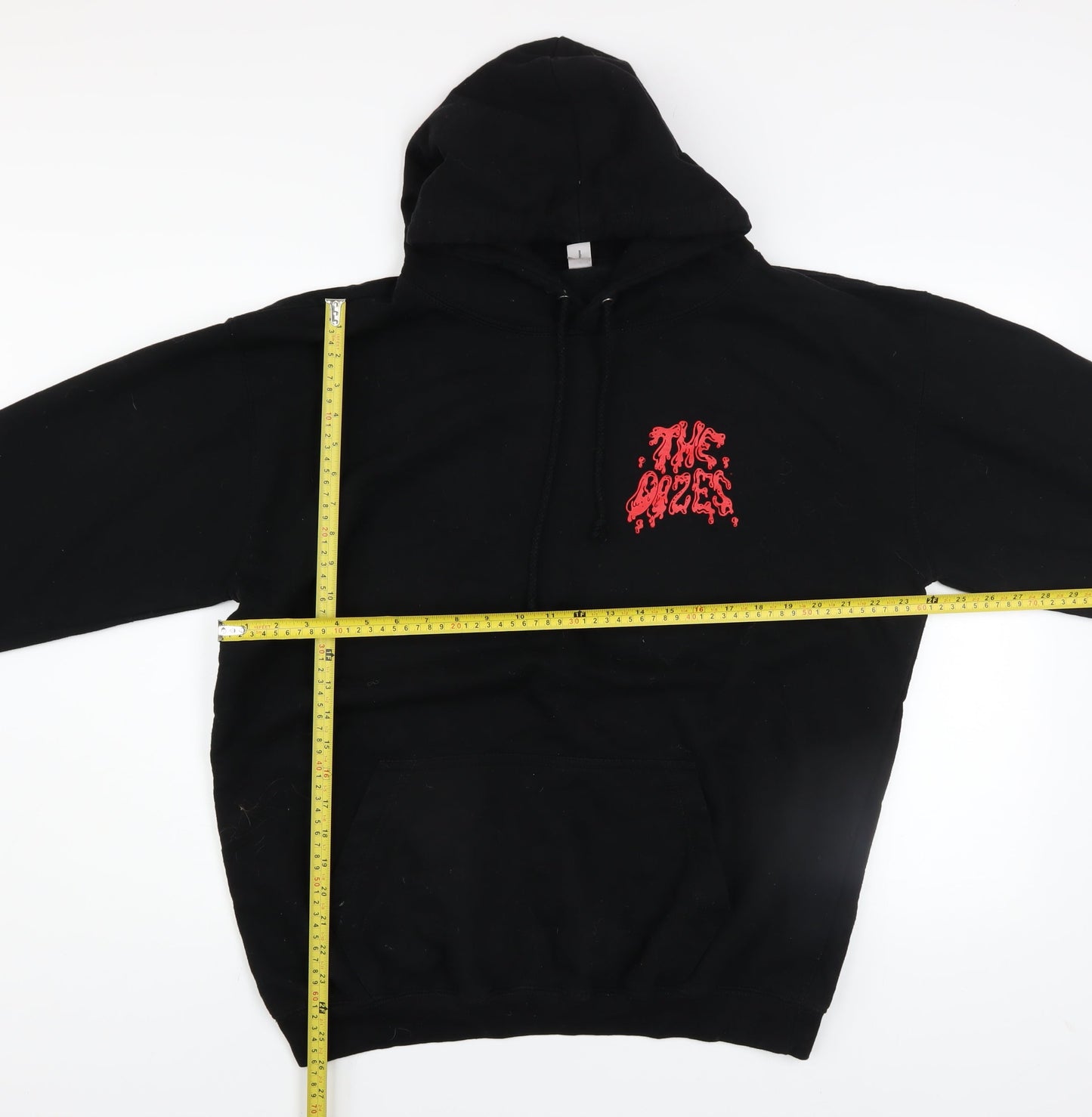 Mens UK Size XL Just Hoods Black Pullover Hoodie