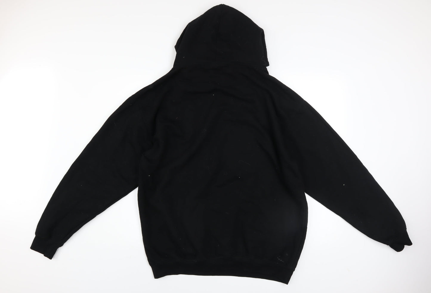 Mens UK Size XL Just Hoods Black Pullover Hoodie