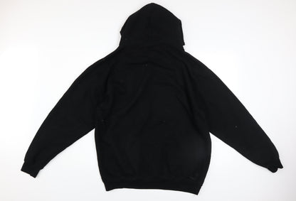Mens UK Size XL Just Hoods Black Pullover Hoodie
