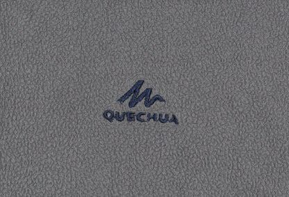 Quechua Boys Grey Fleece 1/4 Zip Pullover Sweatshirt Size 10-11 Years