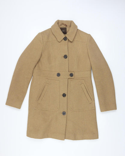 Womens UK Size 8 NEXT Beige Overcoat