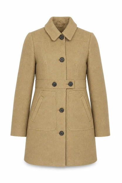 Womens UK Size 8 NEXT Beige Overcoat