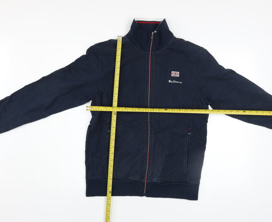 Ben Sherman Men's Navy Medium Track Jacket Full Zip Signature Style