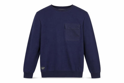 Mens UK Size M Threadbare Blue Pullover Sweatshirt