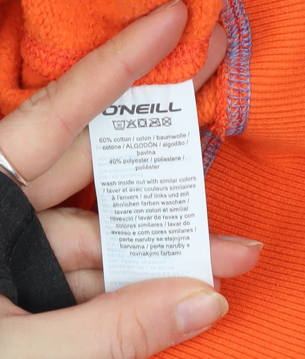 Mens UK Size M O'Neill Orange Pullover Sweatshirt