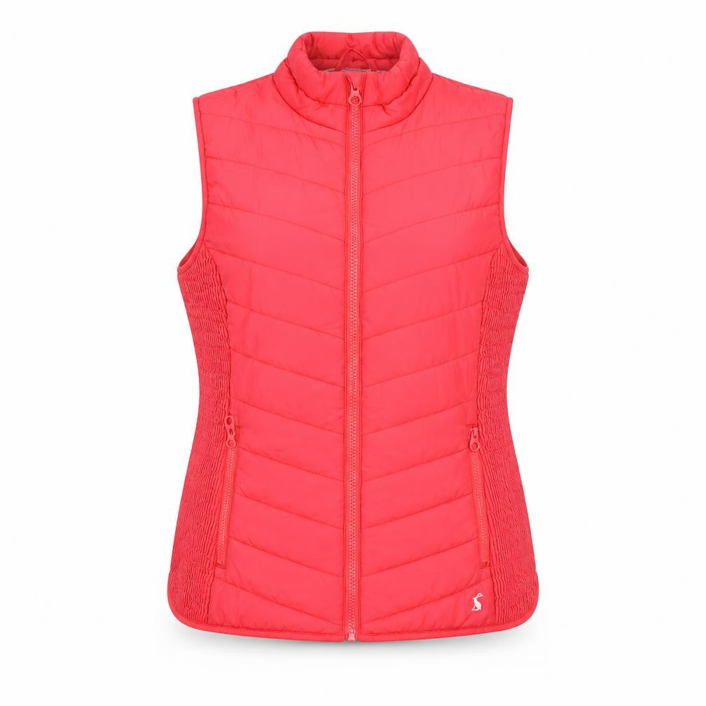 Womens UK Size 12 Joules Pink Puffer Jacket