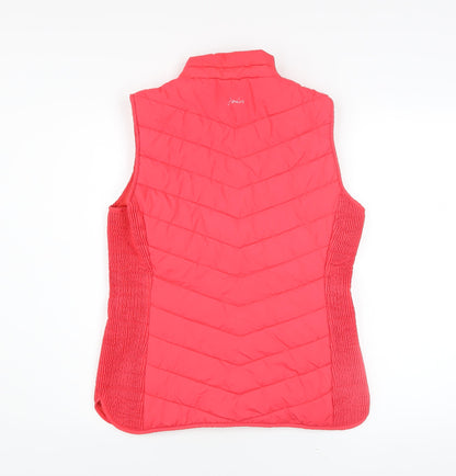 Womens UK Size 12 Joules Pink Puffer Jacket