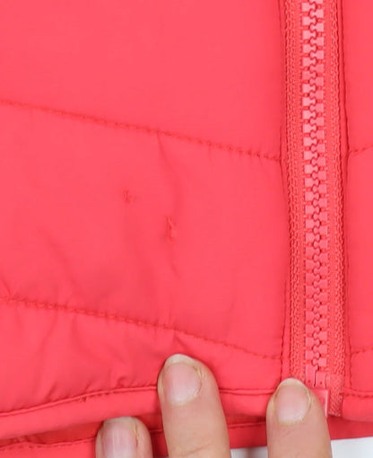 Womens UK Size 12 Joules Pink Puffer Jacket