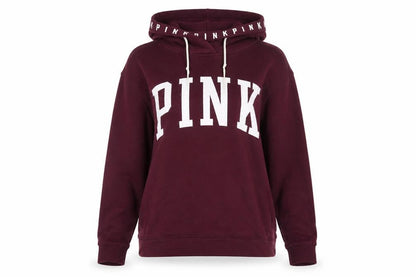 Womens UK Size 12 Victoria's Secret Red Pullover Hoodie