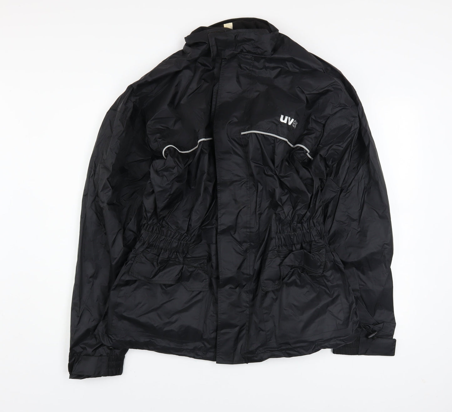 Mens UK Size XL uvex Black Windbreaker Coat