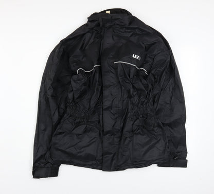 Mens UK Size XL uvex Black Windbreaker Coat