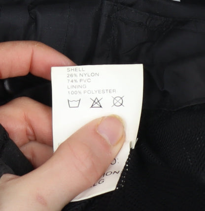 Mens UK Size XL uvex Black Windbreaker Coat