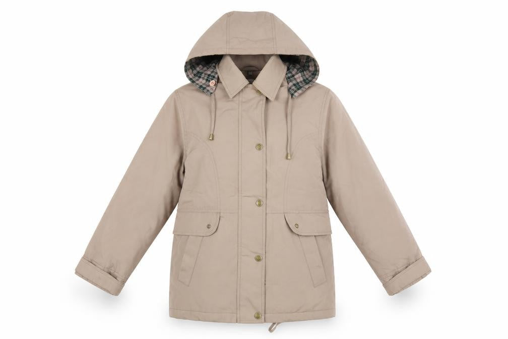 Womens UK Size 10 Debenhams Beige Parka Coat