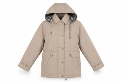 Womens UK Size 10 Debenhams Beige Parka Coat