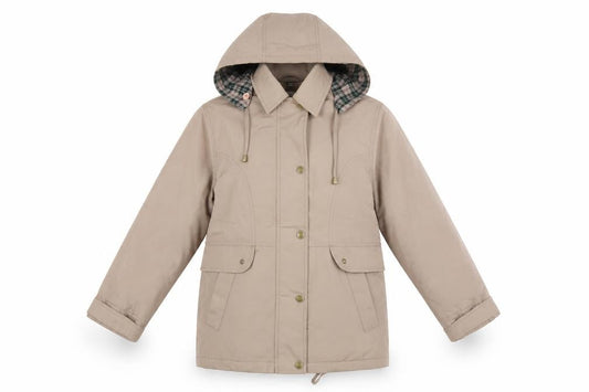 Womens UK Size 10 Debenhams Beige Parka Coat