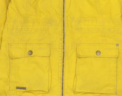 Regatta Women's Yellow Waterproof Hooded Parka Jacket UK 14