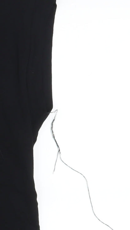 Womens UK Size 12 Wallis Black Tunic Blouse